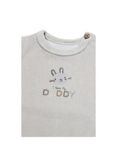 Bistyle 2li Takim Kadife I Love Daddy 14113 Bej