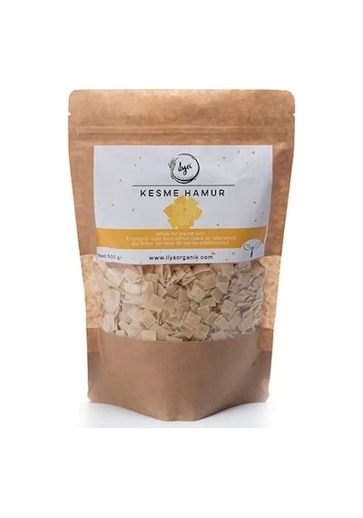 Bol Yumurtalı Ev Yapımı Hamur Kesme Sade 500 Gr.