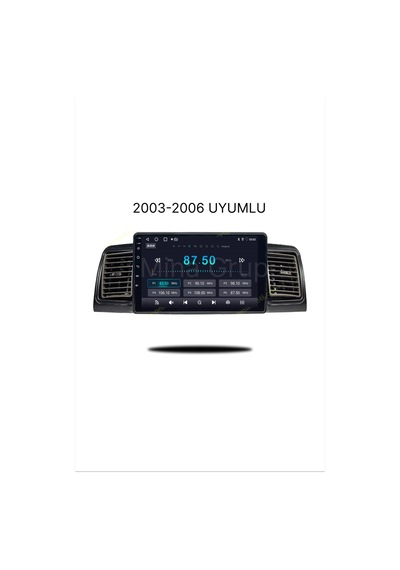 Snp Serisi Toyota Corolla 2003 - 2006 Terra Ve Sole Uyumlu 6-128gb Hafıza Multimedya Sistemi Ve Geri Görüş Kamerası 9"