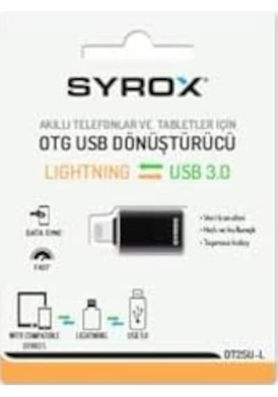 Dt25ul Lightning - Usb 3.0 Otg Dönüştürücü - Siyah