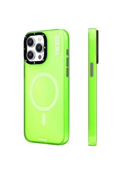 Apple Uyumlu iPhone 15 Pro Kılıf Magsafe Şarj Özellikli Youngkit Hidden Sand Serisi Kapak