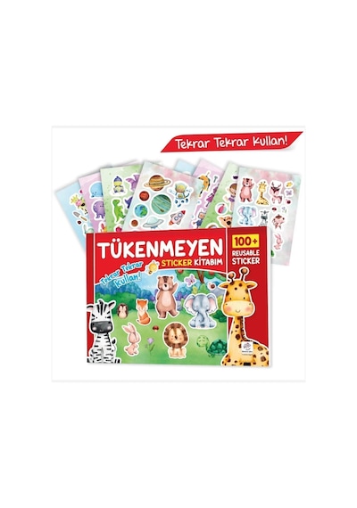 Tükenmeyen Sticker Kitabım (100+ Tekrar Tekrar Kullanılabilen Sticker)