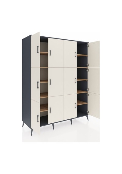 Kronos Gardrop 10 Raflı 12 Kapaklı 176x59x221 Antrasit-aytaşı/çam Aytaşı/çam Kronos Gardrop 10 Raflı 12 Kapaklı 176x59x221 Antrasit-aytaşı/çam Aytaşı/çam