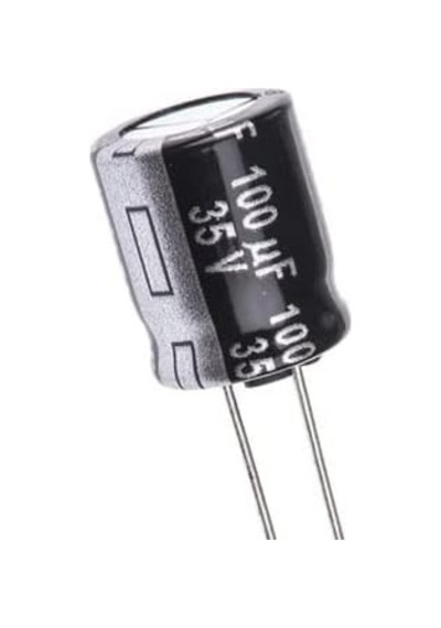 100uf 35v Kondansatör 12x10mm - 10 Adet
