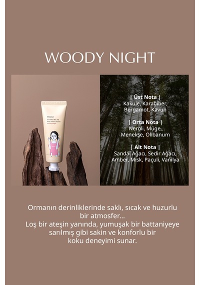 Midha Rice Hand Cream Woody Night