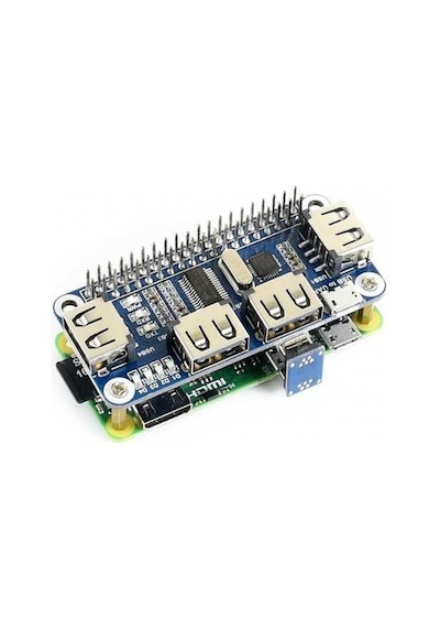 Robotistan-4 Port Usb Hub Hat (Raspberry Pi İçin)