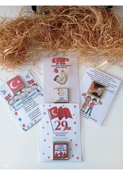 Farklı Market 29 Ekim Cumhuriyet Bayramı Çikolatası Hediyesi 20 Adet