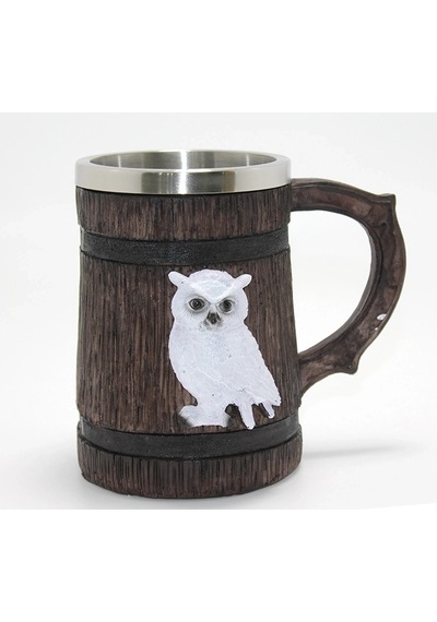 Harry Potter Hedwig Temalı 3d Kabartmalı Çelik Kupa Bardak Alk4378