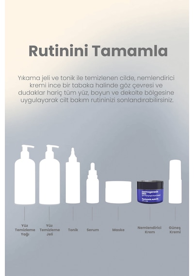 Cosmogenesis Labs Gece Kremi %2 Hyaluronik Asit 50ml -  Yoğun Nemlendirici Dolgunlaştırıcı Vegan