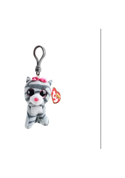 Ty Beanie Boos Peluş Kedi Anahtarlık Kiki Gri