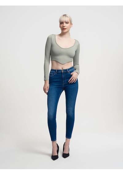 LOFT Natalie Skinny Fit Kadın Pantolon Lf2034219 Q1.v1 Denim