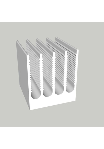 Alüminyum Soğutucu Profil Led Soğutma Profili 30 X 26 Mm 511372491