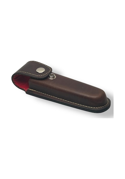 No:6 Kahverengi Deri Çakı Kılıfı Bıçak Kılıfı Kapalı Hali 12cm - 15.5cm Arası Çakılar İçindir Kahverengi