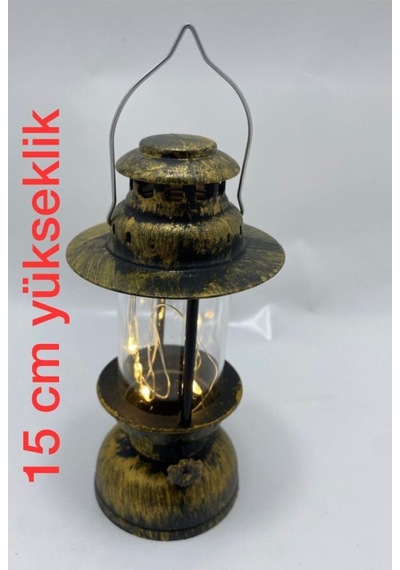 Gaz Lambası Nostaljik Eskitme Fener