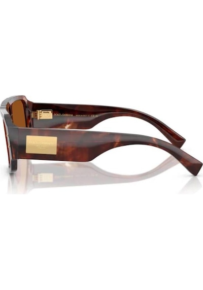 Dolce Gabbana Dg 4482 322273 57 Erkek Pilot Kırçıllı Kırmızı Kemik Güneş Gözlüğü Kahverengi
