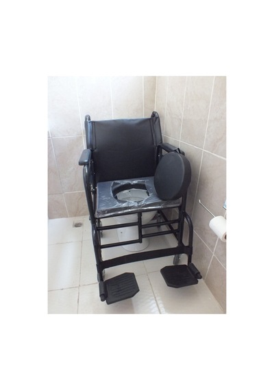 Medikaltec Klozetli Katlanabilir Tekerlekli Sandalye
