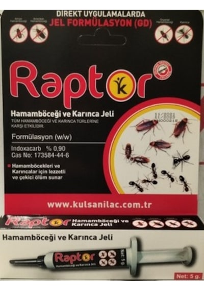 Raptor Hamamböceği ve Karınca  Jeli 5 G