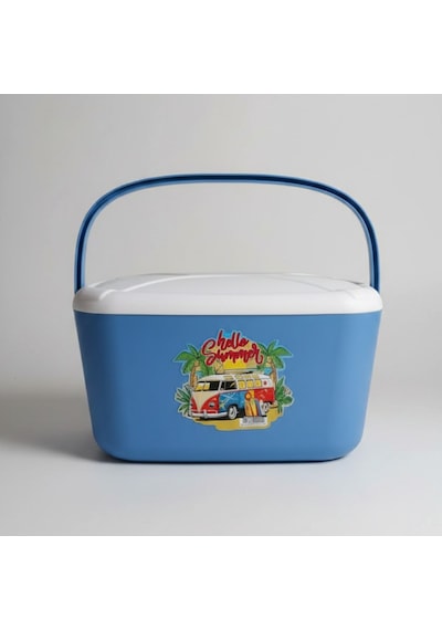 20 Lt Buzzy Retro Portatif Buzluk-298 Mavi