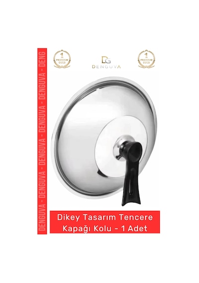 Kapaktutacağı Ergonomik Isıya Dayanıklı Siyah Mutfak Yedek Parça Dikey Tasarım Tencere Kapağı Kolu Çok Renkli