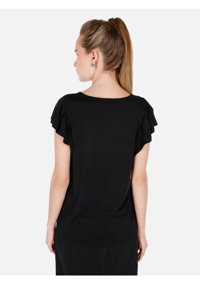 Colin's Colins Siyah Kadın Tshirt K.kol Cl1070868 Q1.v1 Blk Siyah