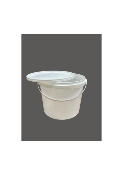 Plastik Yoğurt Kovası 5 Lt 12 Adet Beyaz - 923829000 Beyaz