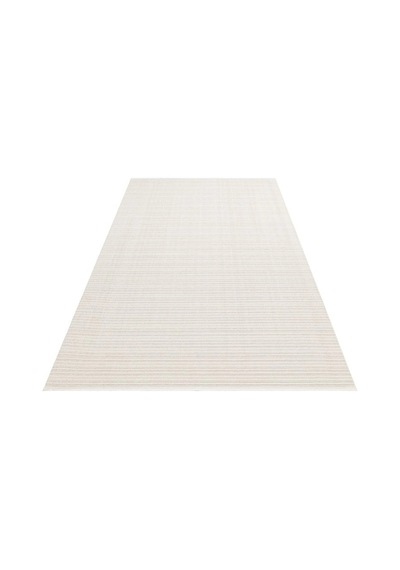 Eko Halı Mono Loop 03 Cream Beige Sisal Görünümlü Bukleli Kaymaz Tabanlı Yıkanabilir Halı Krem