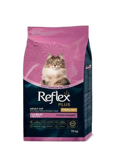Biftekli Kısırlaştırılmış Kedi Maması 15 Kg