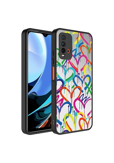 Xiaomi Redmi Note 9 4g Kılıf Aynalı Desenli Kamera Korumalı Parlak Zore Mirror Kapak - Süper Anne