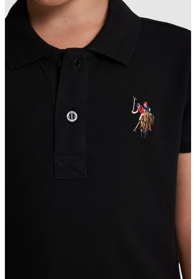 U.S. Polo Assn. Erkek Çocuk Siyah Tişört Basic 50325608-vr046