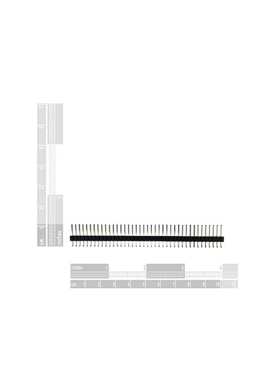 5 Adet 1x40 Pin Erkek Header Tek Sıra 2.54mm 180 Derece Kırılabilir Bölünebilir Konnektör Soket