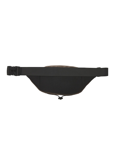 Jack & Jones Erkek Logo Baskili Fermuarli Çanta - Zitrus 12263790 Shitake Kahverengi