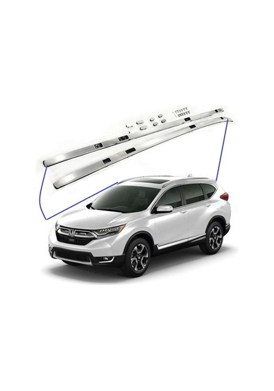 Honda Cr-v 2018 Sonrası Tavan Çıtası Gümüş