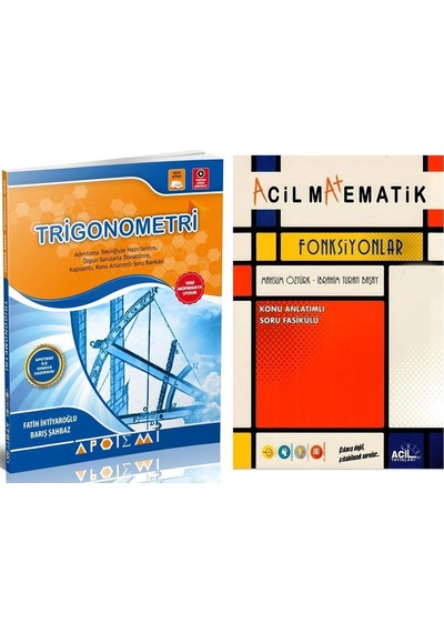 Apotemi Trigonometri Ve Acil Fonksiyonlar Seti 2 Kitap
