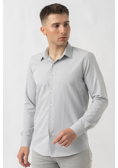 White Stone Adliswil G9501 Regular Fit Armürlü Pamuklu Gömlek Gri-gri Gri White Stone Adliswil G9501 Regular Fit Armürlü Pamuklu Gömlek Gri-gri Gri