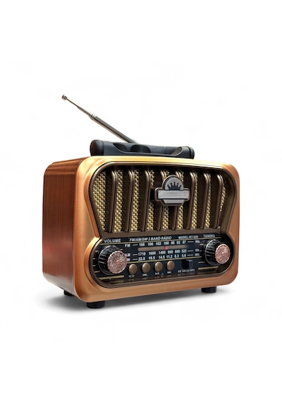 Rt-826 Güneş Panelli Nostalji Radyo,eskitme Görünüm Trend Nostaljik Radyo