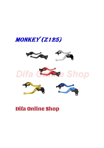 Monkey Z125 Manet Ayarlı Cnc Spor 2019-2022 Kırmızı Motoparax Renk : Standart