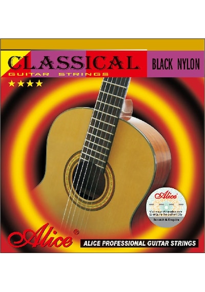 Alice A105Bk-H Siyah Naylon Klasik Gitar Takım Tel