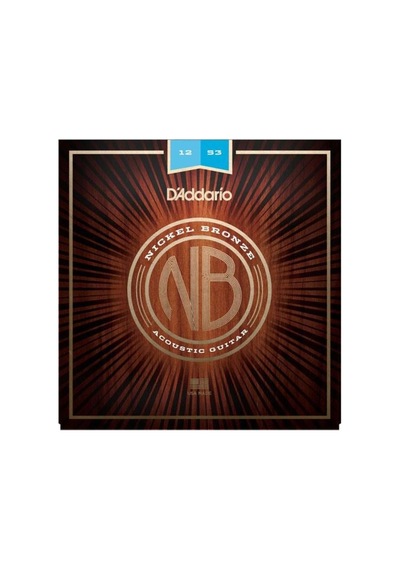 Daddarıo Nb1253 Akustik Gitar Tel Seti, Nıckel Bronze, Regular Lıght