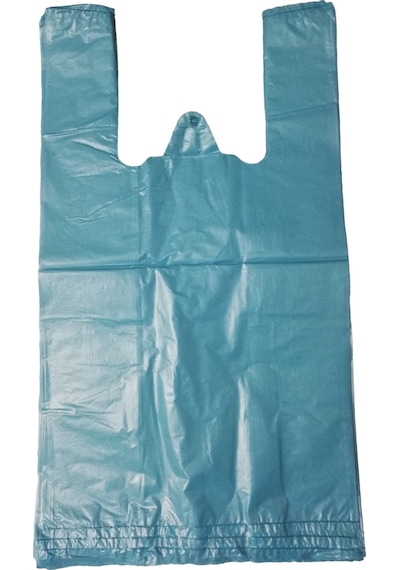 Mavi Poşet Renkli Poşet Atlet Orta Boy 28X45 Cm 1 Kg