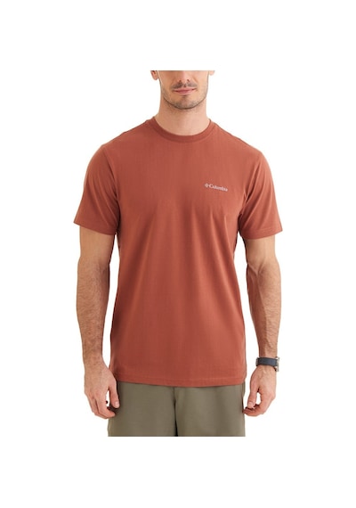 Columbia Columbıa Cs0282 Csc M Basıc Sm Logo Brushed Ss Tee Erkek Kahverengi 001