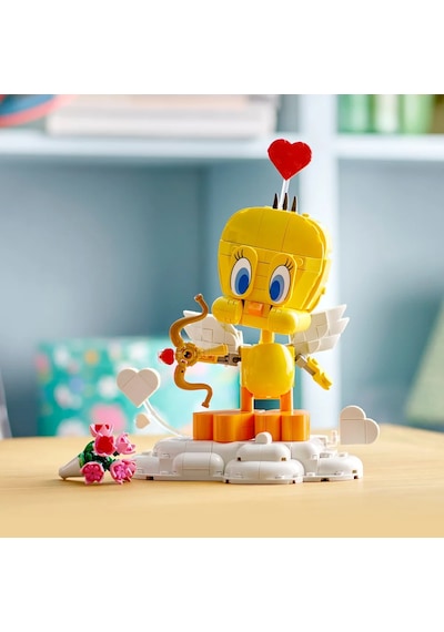 LEGO Looney Tunes Sevgili Kuş Tweety 40824 - 12 Yaş ve Üzeri için Sergileme Modeli Yapım Seti (412 Parça)