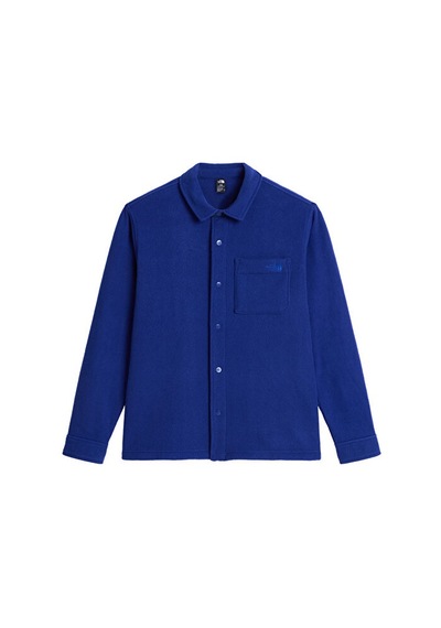The North Face M Open Range Fleece Long Sleeve Shırt Erkek Outdoor Polar Ceket Nf0a8jk3nlv1 Mavi