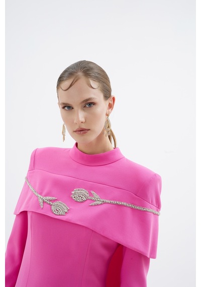Senna Vera Elbise Pembe Pembe
