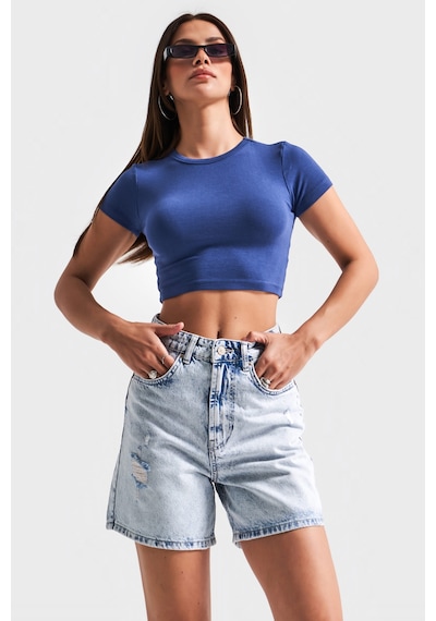 Itsbasic Kadın Mavi Renk Diana 12s5-3 Mom Fit Midi Boy Lazer Detaylı Yırtık %100 Koton Denim Şort Mavi 12s5-3 Itsbasic Kadın Mavi Renk Diana 12s5-3 Mom Fit Midi Boy Lazer Detaylı Yırtık %100 Koton Denim Şort Mavi 12s5-3