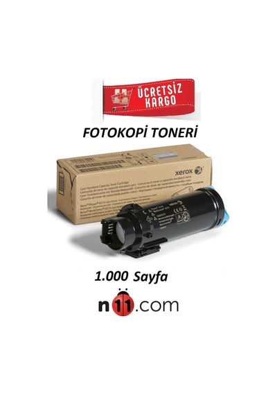 Fotokopitoneri Xerox Phaser 6510-106R03481 Mavi Toner