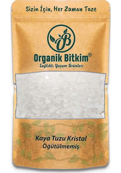 Organik Bitkim 84 Mineral Doğal Çankırı Kristal Kaya Tuzu 3 x 500 G