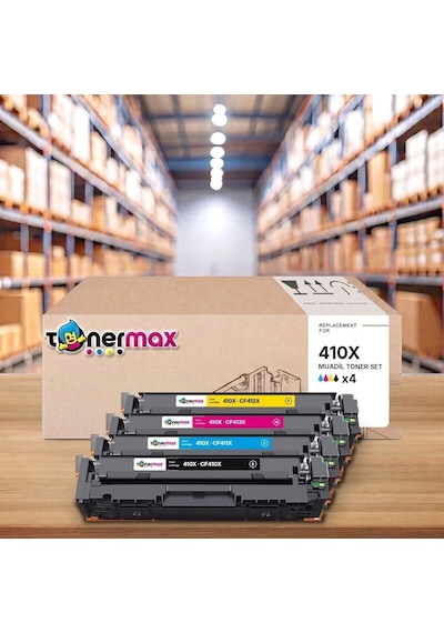 Hp Color Laserjet Pro Mfp M477fnw 410x Cmyk Uyumlu Toner Seti Çipli