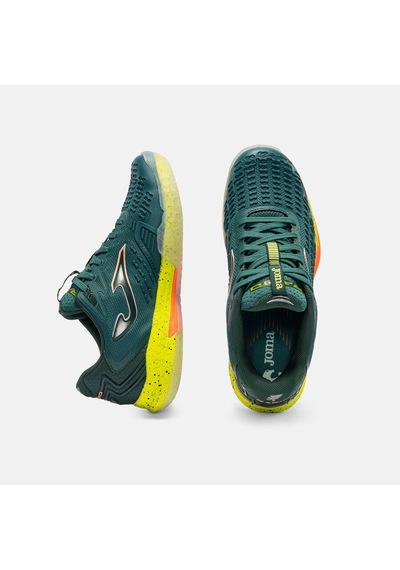Joma Traps2617ac Rapid Sert & Toprak Kort Tenis Ayakkabısı Erkek - Yeşil/sarı