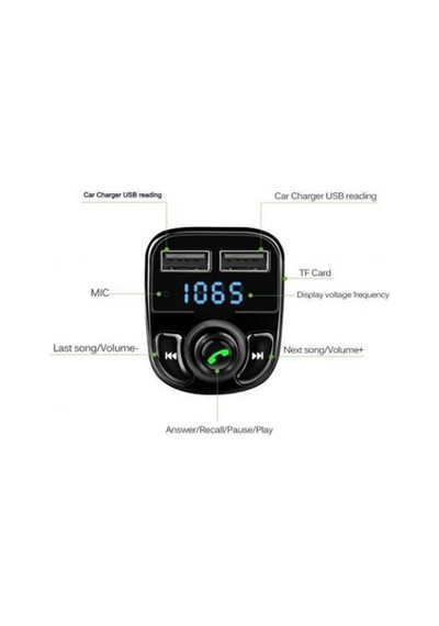 Bluetooth Fm Transmitter Car X8 Lisinya St