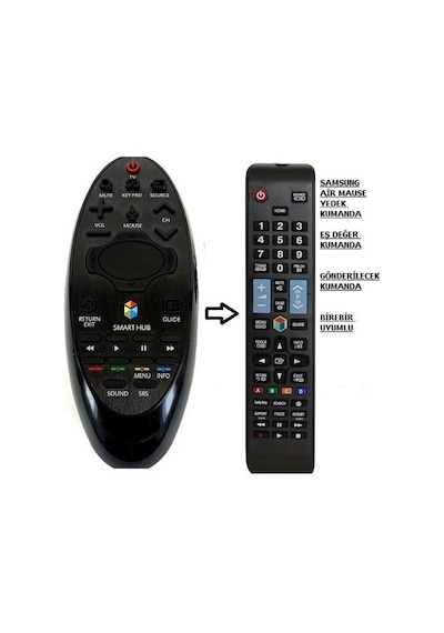 Samsung Uyumlu Sihirli Air Mause Smart Tv Yedek Kumandası